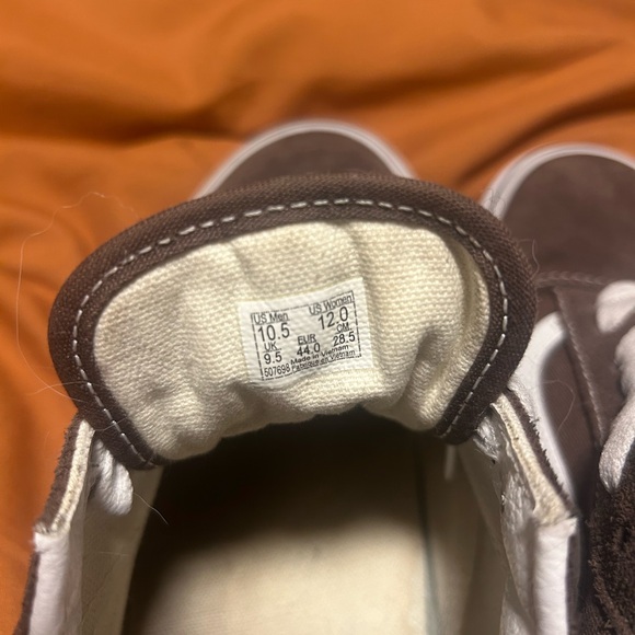 Vans Suede Old Skool Shoe | Men’s 10.5 Womens 12 | Rain Drum & True White - Picture 4 of 6